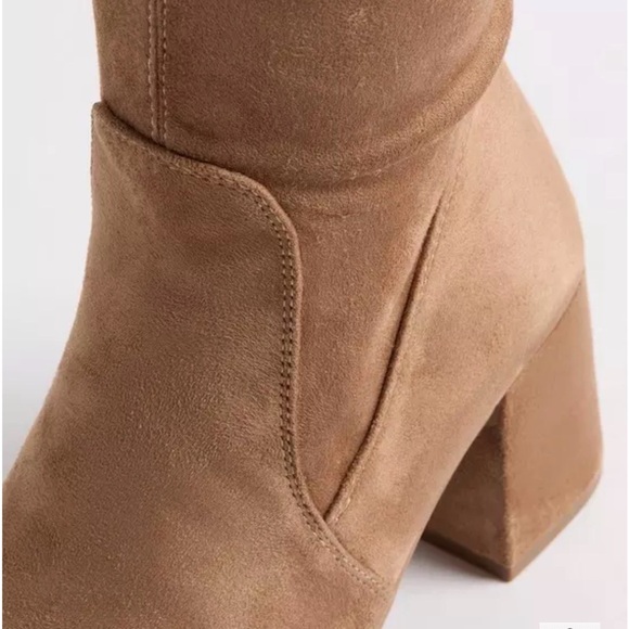 Elegant Tan Knee-High Torrid Wide Calf Boot - Picture 5 of 5